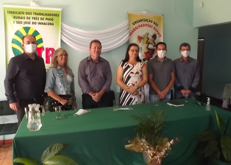 Executivo participa de posse do Sindicato dos Trabalhadores Rurais